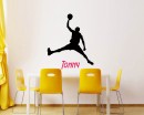 Basketball Man Customized Name Decal For Children